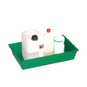 Chimie - Plasturgie - Industrie Pharma Bac de vidange et rétention 15 à 75 litres stockage gerbeur