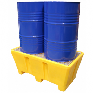 Collecte - Traitement de déchets Bacs de rétention polyéthylène stockage gerbeur
