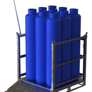 Plateforme Gaz Mobile - Bouteilles de gaz diamètre 300 mm