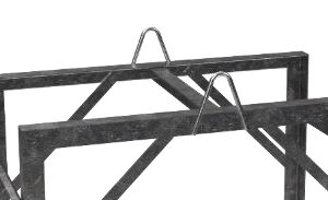 Support Gaz Mobile - Bouteilles de gaz diamètre 230 mm – Image 2